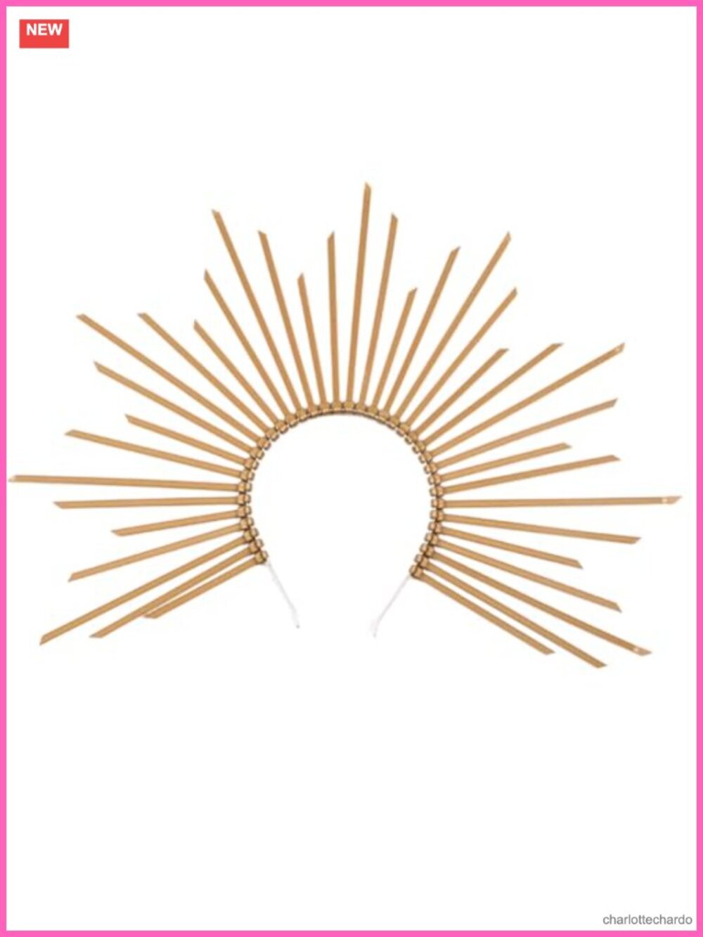 Goddess Halo Sun Crown Headband Plastic Costume Accessory